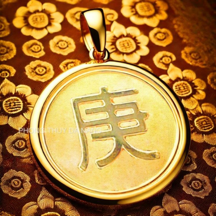 Mặt vàng phong thủy cải vận chiêu tài
